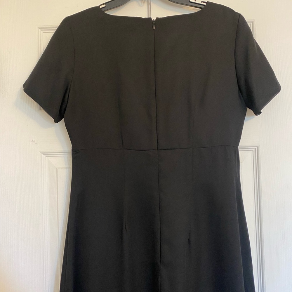 2/$10 Long black formal dress, size 10 - Picture 4 of 7